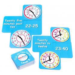 EasyRead Time Teacher Tell the Time Cards - Level 2